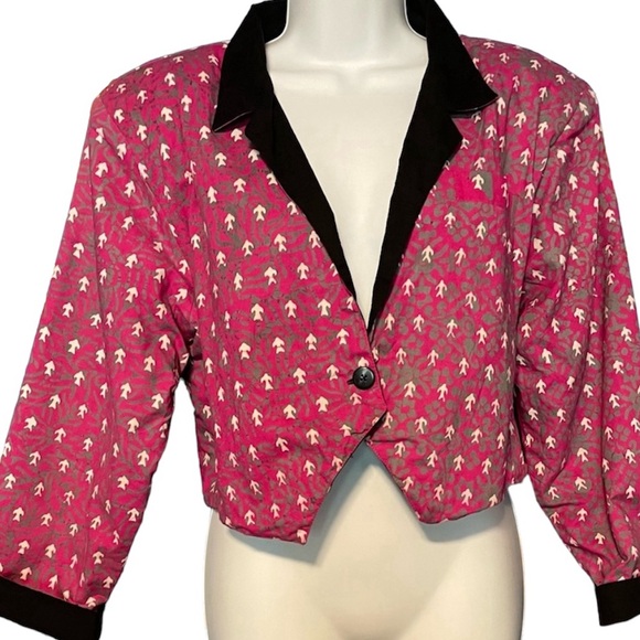 80s vintage handmade blazer - Picture 1 of 8